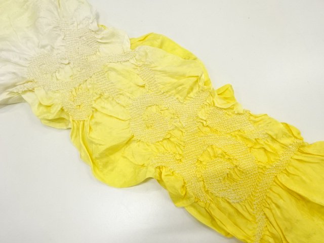 正絹　絞り　帯揚げ